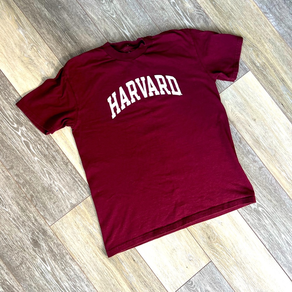 Harvard Crimson Basic Arch T-Shirt size YouthL